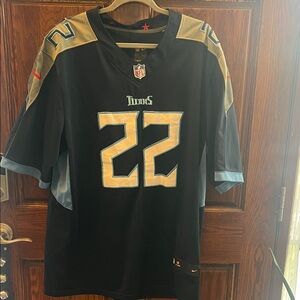 Nike Titans Jersey Blue and Silver